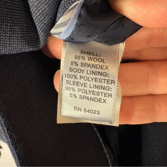 Banana Republic Classic Blue Gray Blazer Professional - Picture 5 of 6